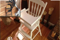 Antique-High-Chair-Color-Change-Painting